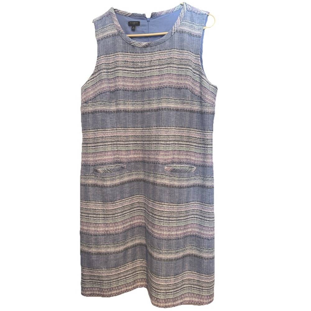 Talbots Women's Sleeveless Sheath Dress 14P